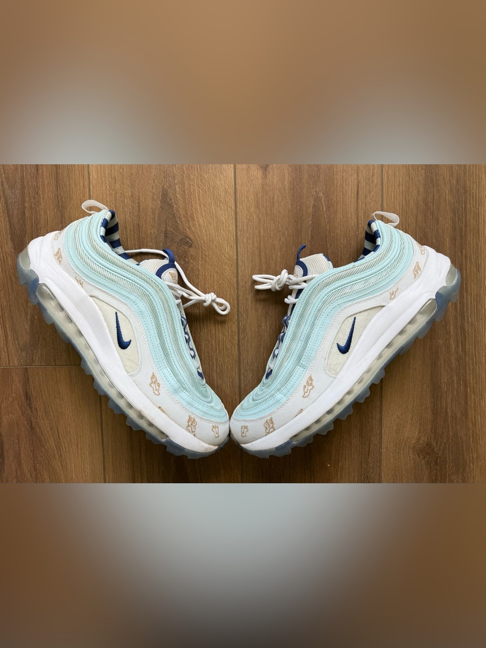 Nike Air Max 97 Golf NRG "Wing it" Men US Open Winged Foot | CK1220 100 Size 12